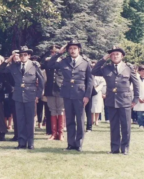 Guardaparques Nacionales de la 1ra y 2da promocion -Carlos Sarceda,Ernesto Giachino y Dyfed Williams