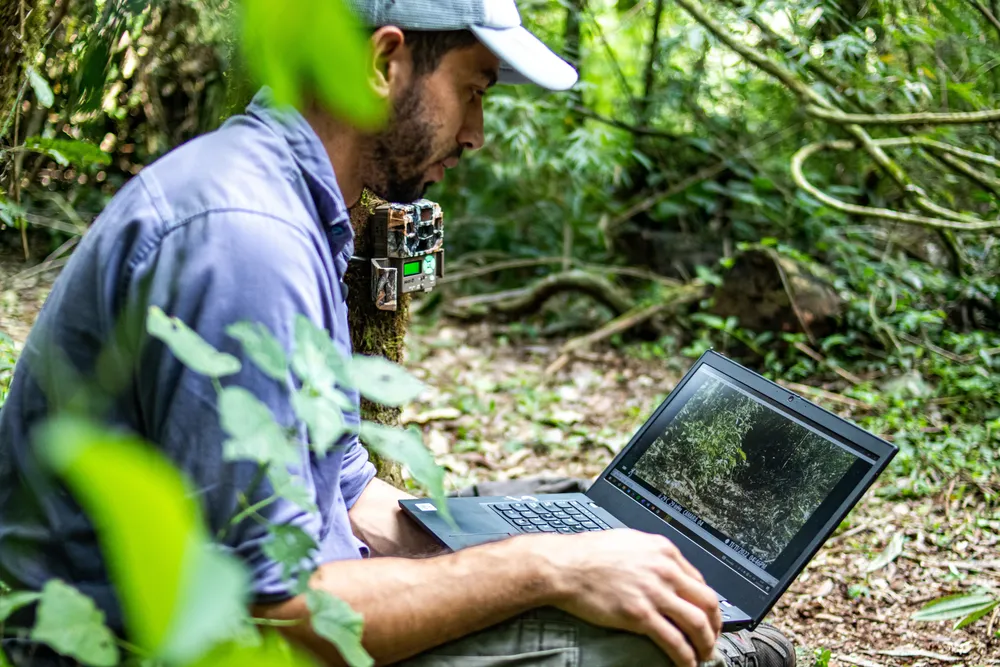 Trabajo con cámaras trampa para monitorear a la espece_Créditos Emiliano Salvador (1)