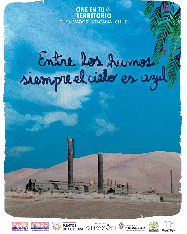 Entre los humos, siempre el cielo es azul afiche - Poster