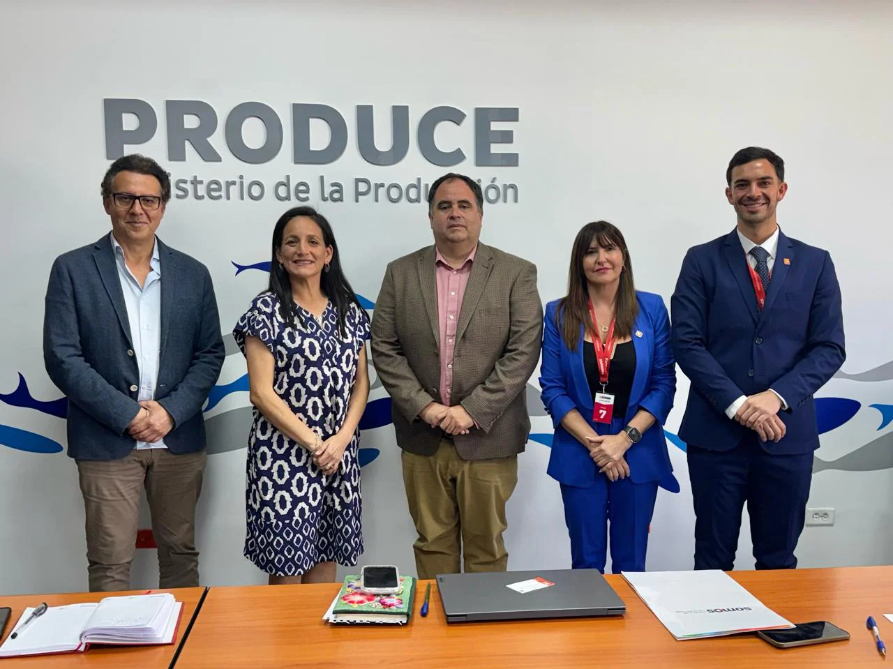 La delegación fueguina durante la misión institucional en Lima.