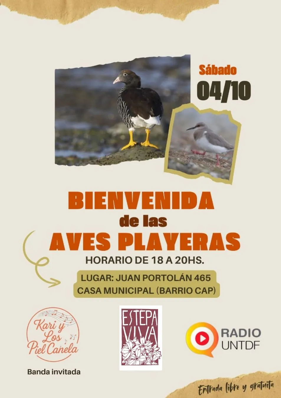 Afiche Bienvenida Aves 2025