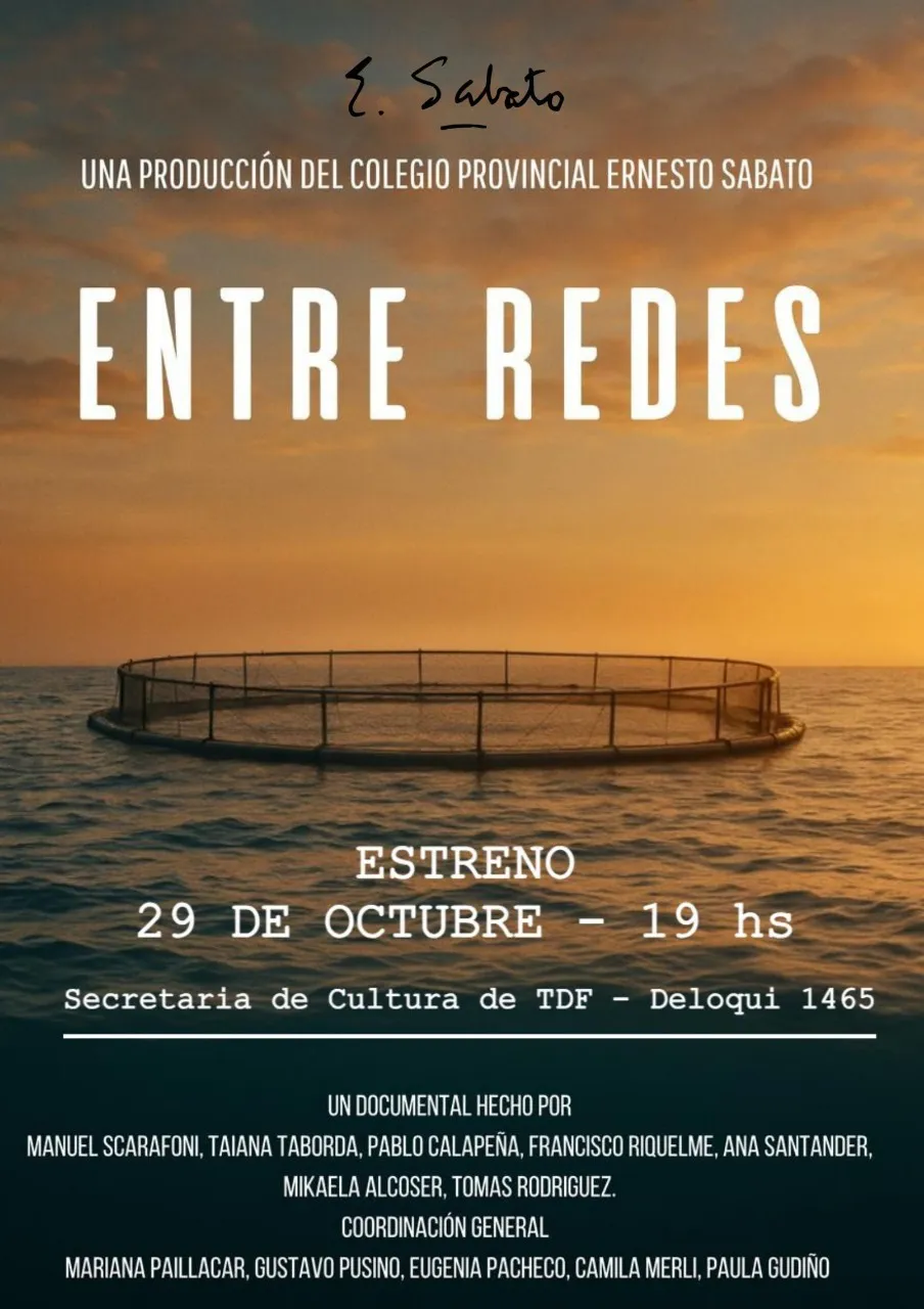 1. Estudiantes del Sabato presentan “Entre Redes”, un documental sobre salmonicultura