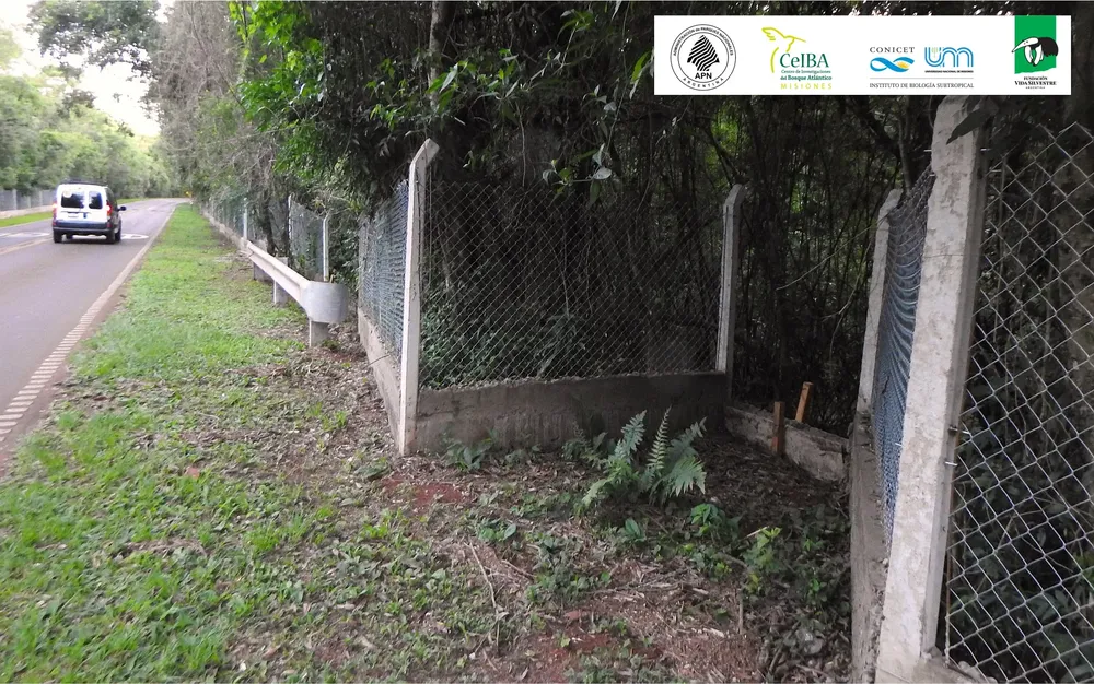 Rampa de escape en cerco conductor